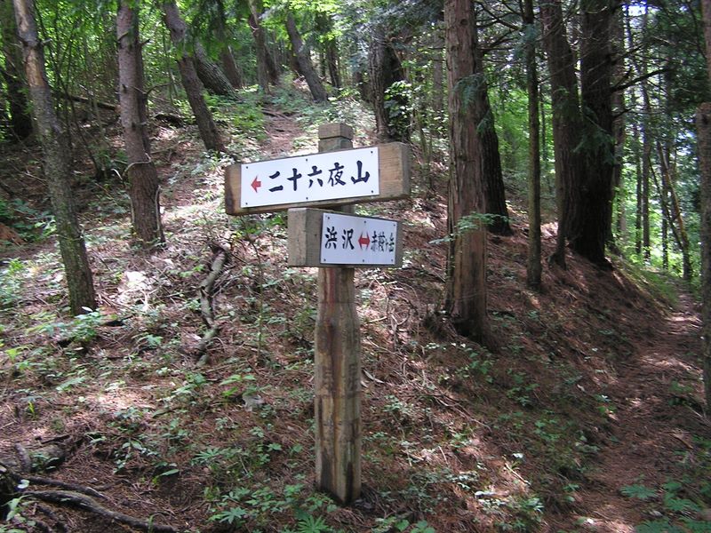 赤鞍ヶ岳への分岐