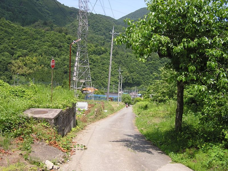 宅急便と郵便バイクが下りて行った