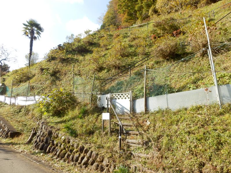 綱子集落の遊歩道