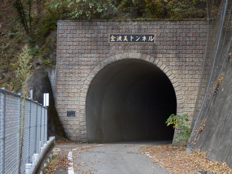 ようやく金波美トンネル