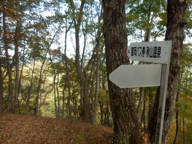 帰りは、秋山温泉の送迎バス