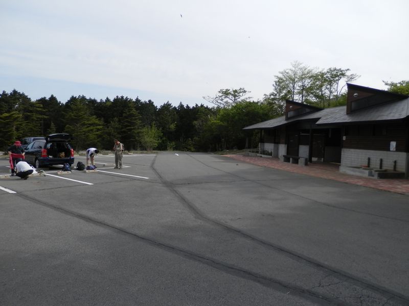 天城高原ゴルフ場ハイカー専用の無料駐車場