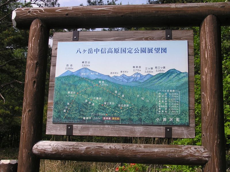 編笠山 -- 観音平に戻ってきました