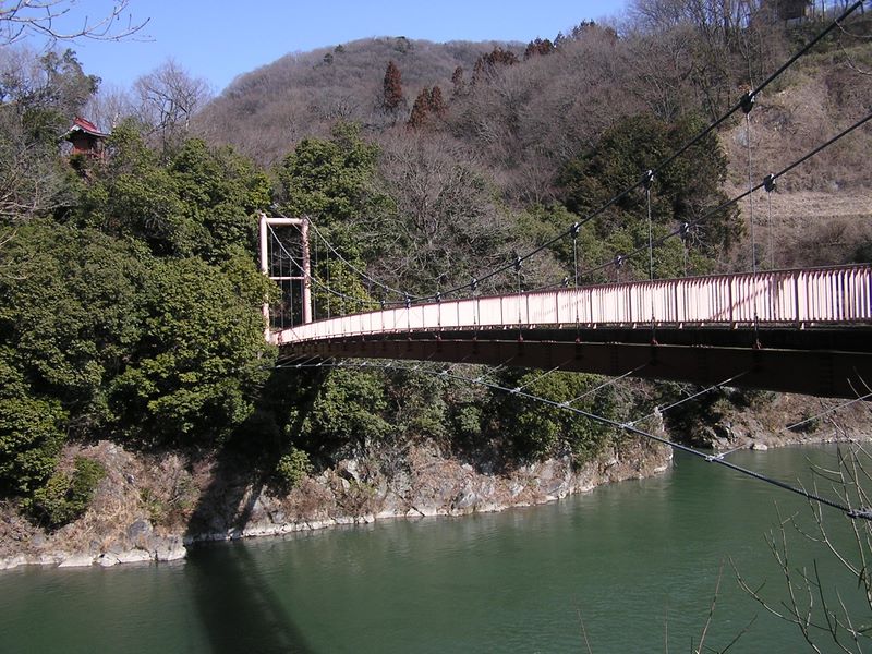 相模川に架かる弁天橋