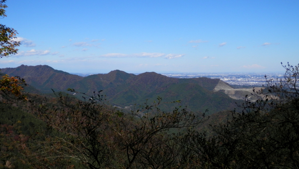 相州アルプスの、仏果山、経ヶ岳、高取山