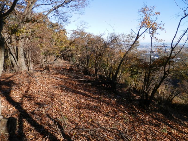 弁天御髪尾根 -- 束の間だが、ほっとする平坦地