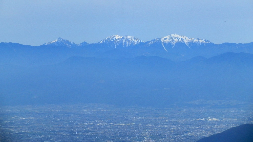 聖岳、赤石岳、悪沢岳