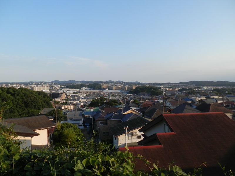 三浦アルプスを望む