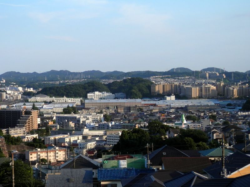 二子山と大楠山にズームイン