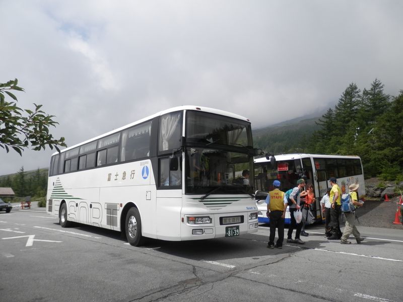 須走口五合目に到着