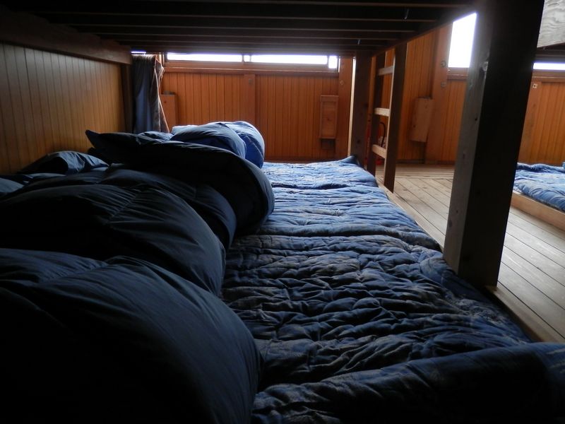 平日の山小屋は、空いていた