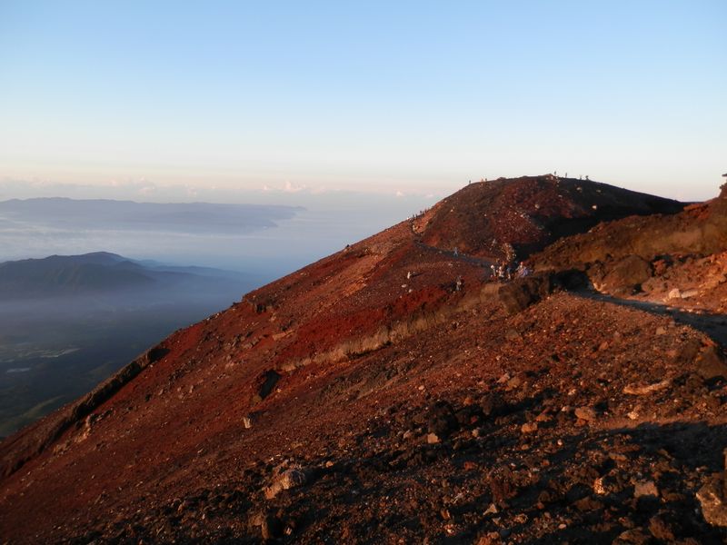 駿河湾が少しだけ見える