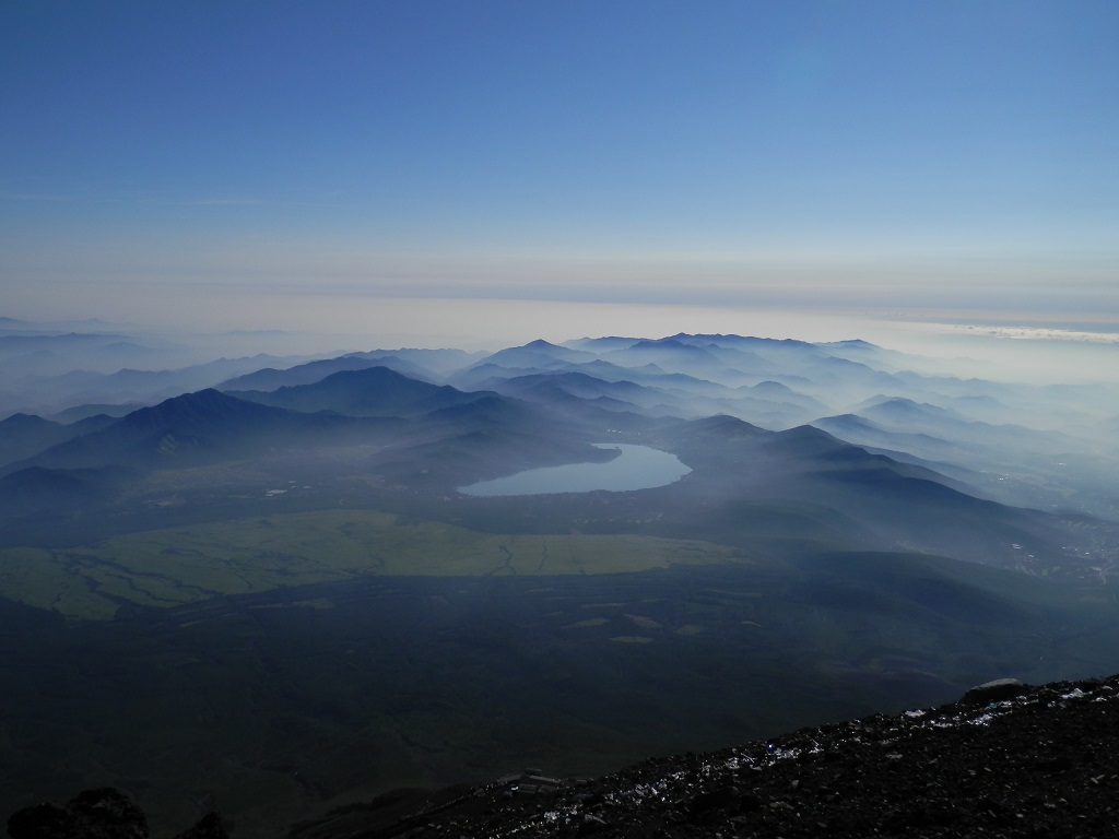 杓子山、御正体山、大室山、檜洞丸、蛭ヶ岳、丹沢山、塔ノ岳、大山