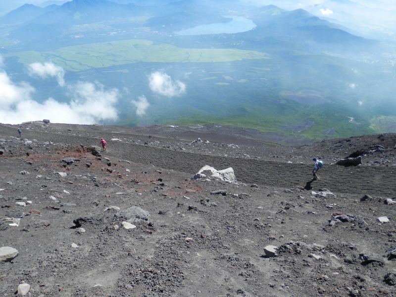 五合目まできれいに見渡せる
