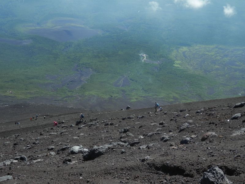 富士山 -- スピードの出し過ぎに注意