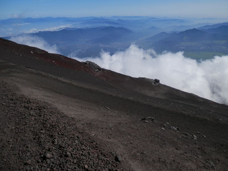 三ツ峠山から大菩薩連嶺への山並