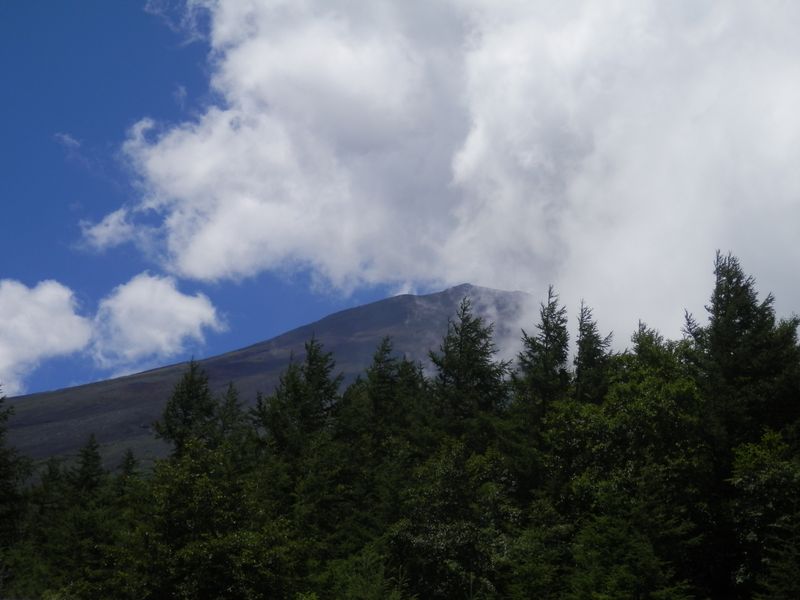 富士山 -- 今日の日はさようなら