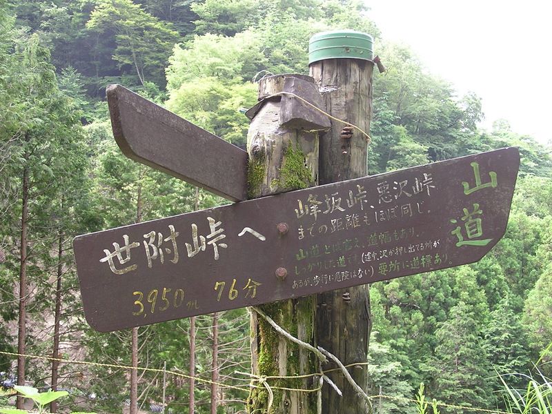 不老山 -- ここから、峰坂峠を目指して林道を登る