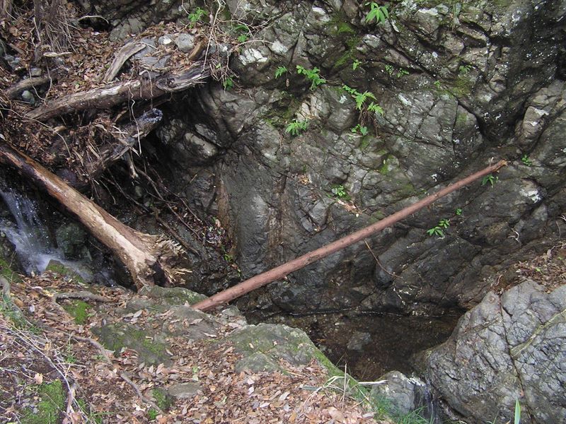 不老山 -- 唯一の渡渉個所