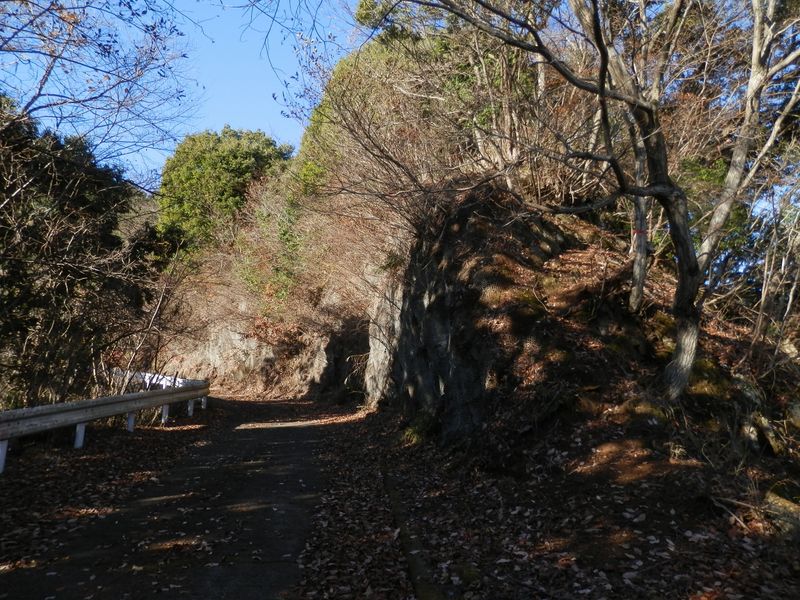 ガタクリ峰の尾根の末端