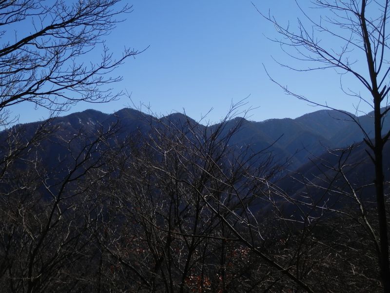 丹沢山と丹沢三峰