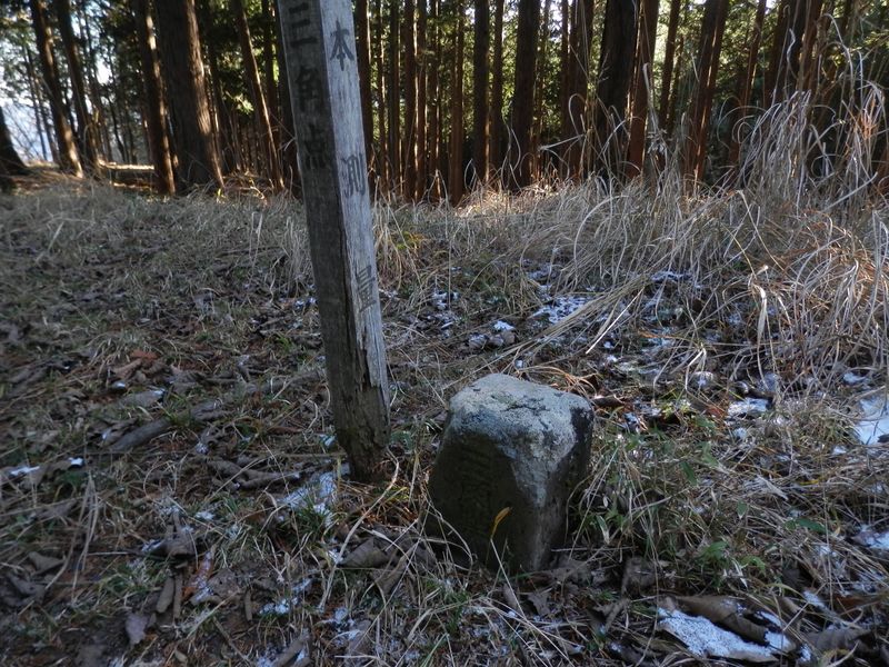 焼山頂上の二等三角点