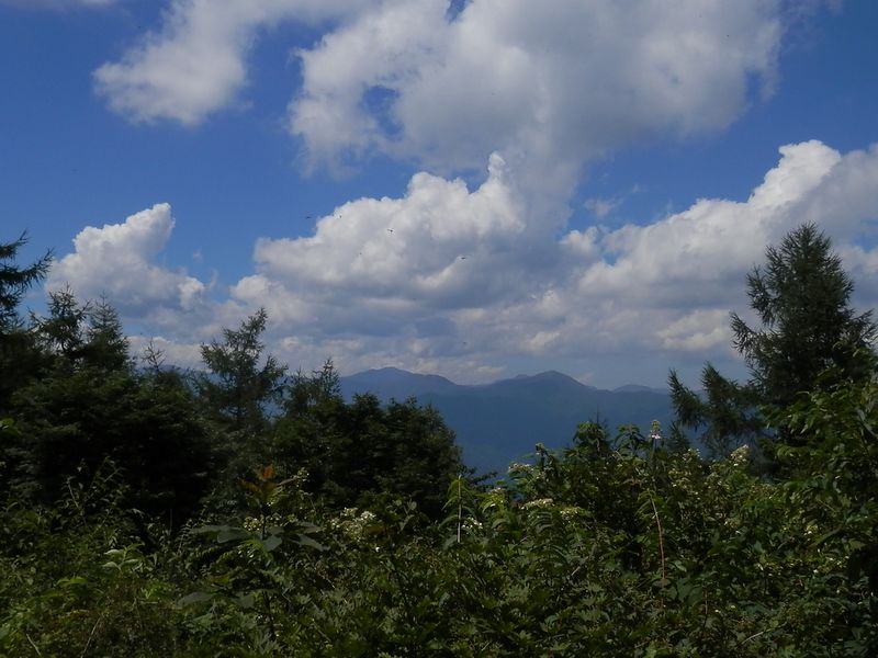 御前山より、北方を望む