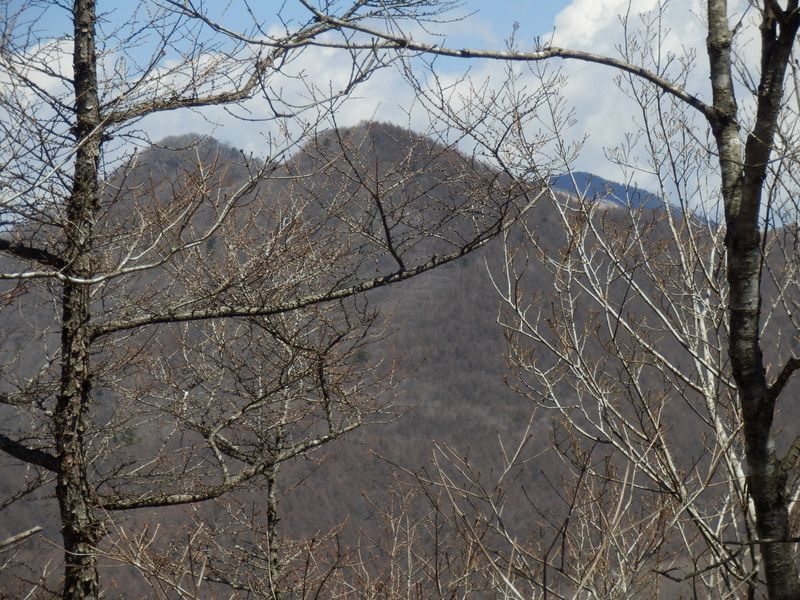 大谷ヶ丸の右に黒岳