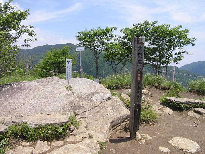 大蔵高丸・ハマイバ丸 -- 大蔵高丸山頂