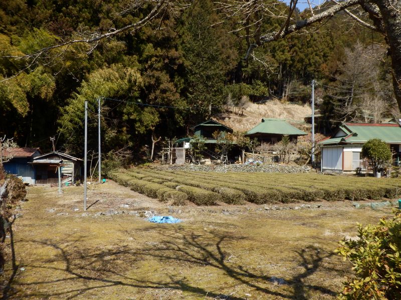 八丁の集落に昭和のムード