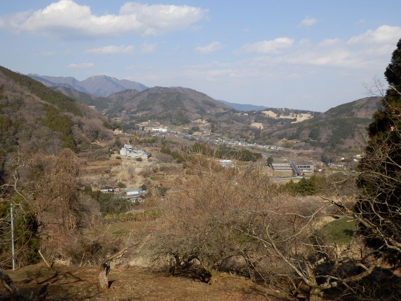 田代方面を望む