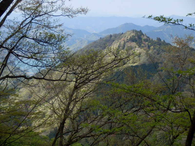 宮ヶ瀬尾根617m峰と宮ヶ瀬湖