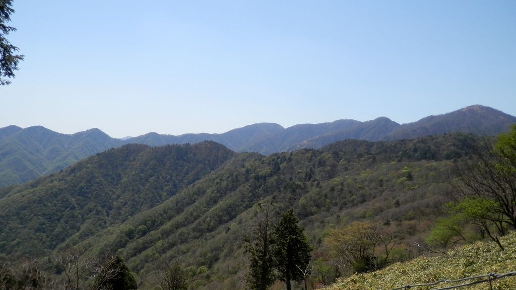 榛ノ木丸の稜線