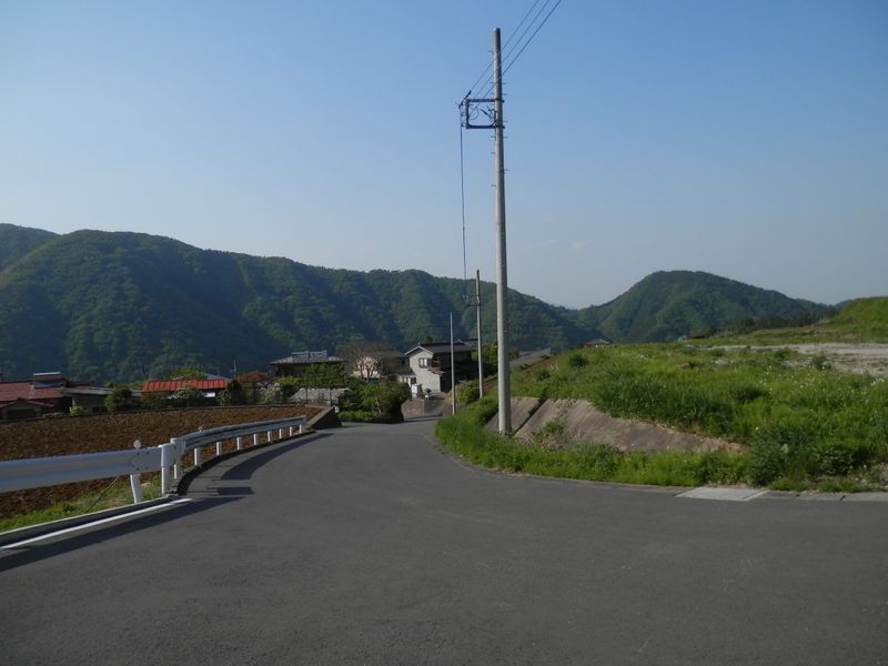 青根の集落が見えてきた