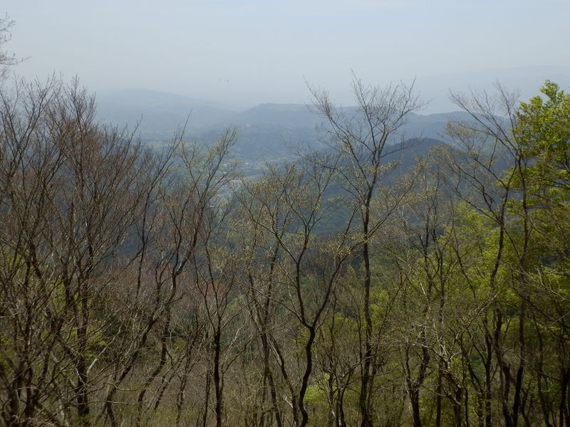 雨山より、南方を望む