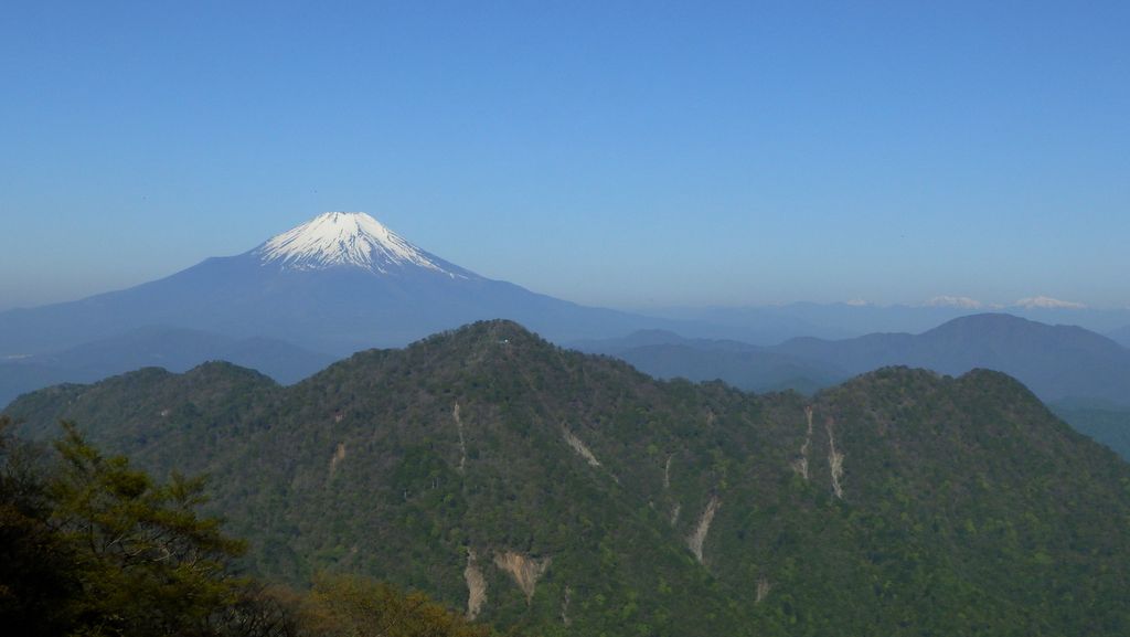檜洞丸が低くなった