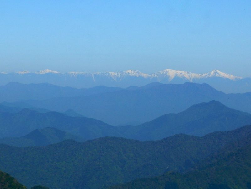 塩見岳から北岳まで