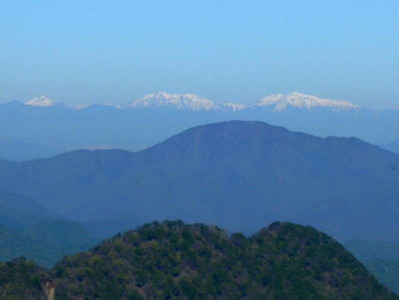 聖岳、赤石岳、悪沢岳