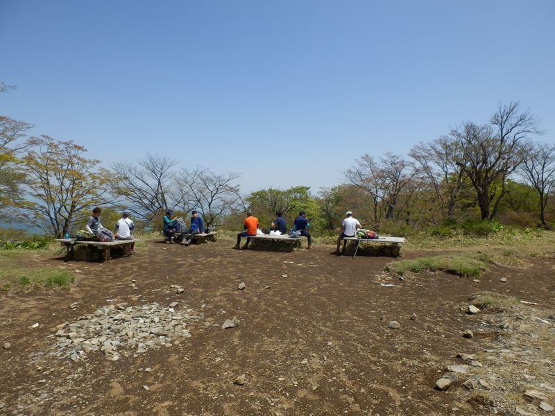 丹沢山の山頂広場