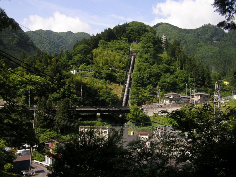 氷川発電所が見えてきた