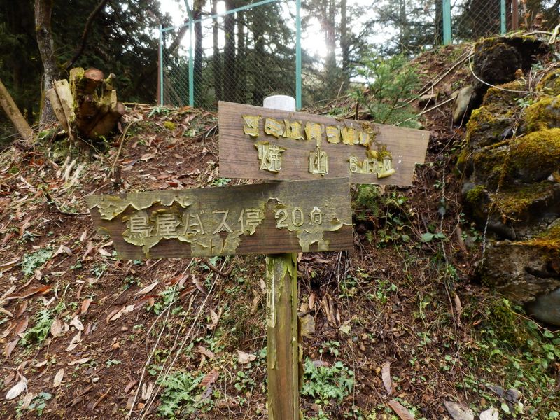 柏原ノ頭登山道入口 (1)