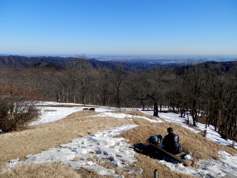 関東平野を望む