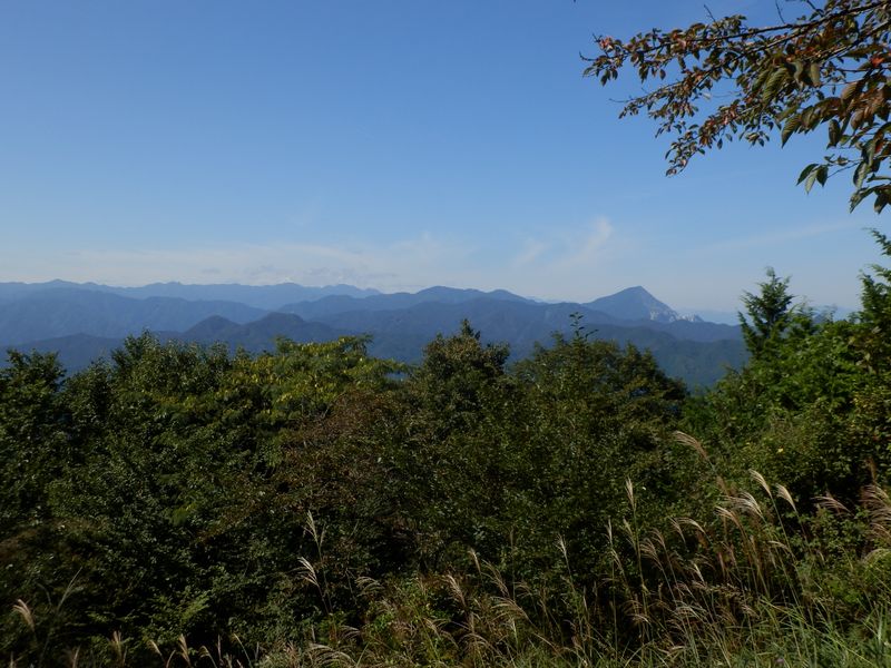 武甲山（右端）だけはすぐ分かる