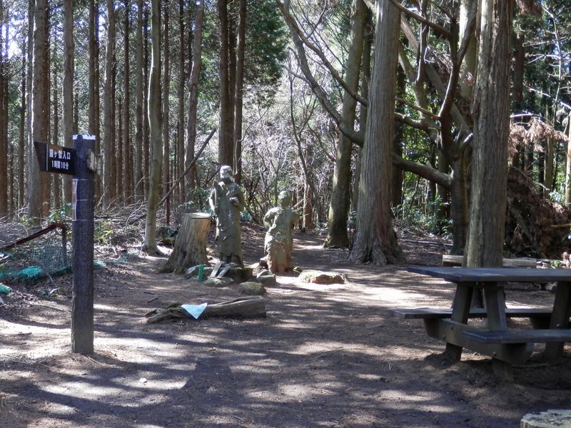 鐘ヶ嶽山頂に到着