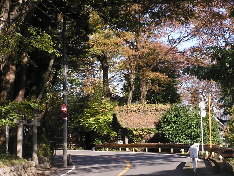 刈寄山 -- 子生神社鳥居前