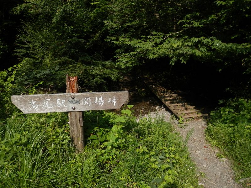 北高尾山稜 -- 景信山への分岐