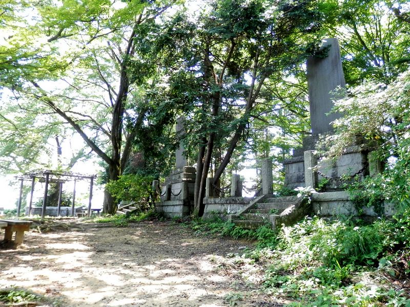 八王子城山の展望台