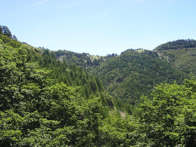 石丸峠が見えてきた