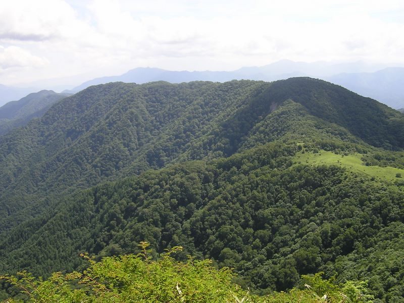 大蔵高丸とハマイバ丸を望む