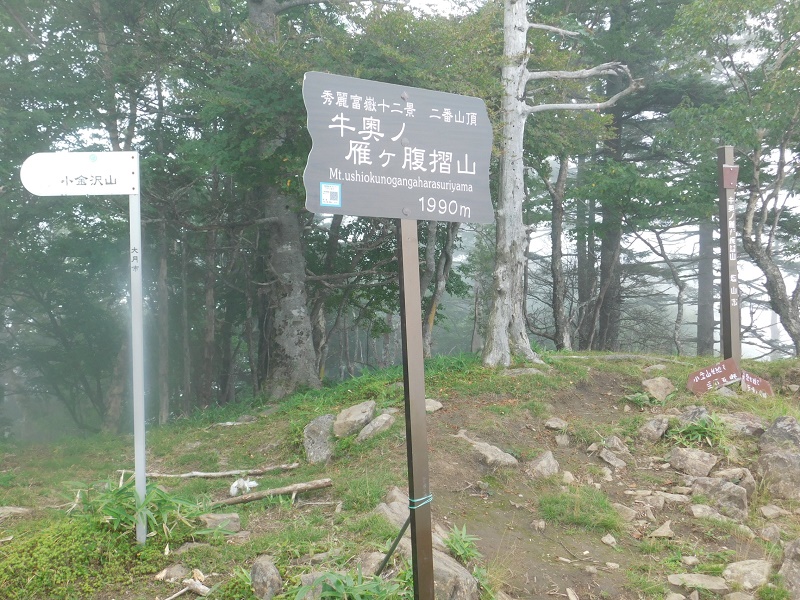 牛奥ノ雁ヶ腹摺山